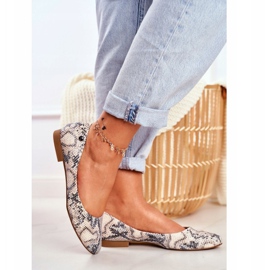 Ženske balerinke Sergio Leone Bijela zmija BL611 Nemsis siva raznobojna 1