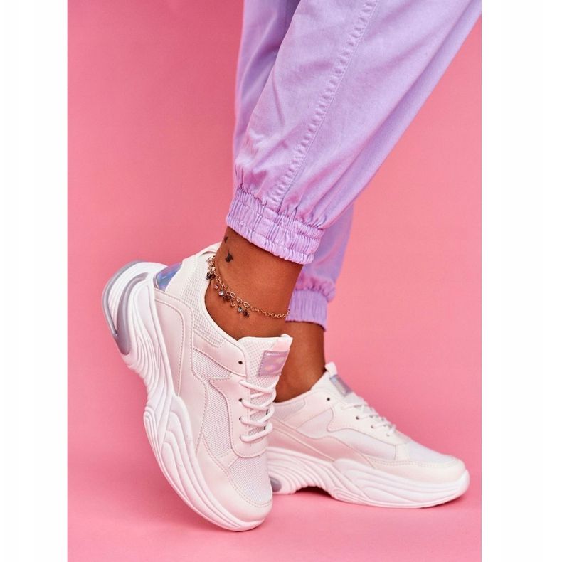 PS1 Ženske sportske cipele Šareni bijeli pinner bijela raznobojna 1