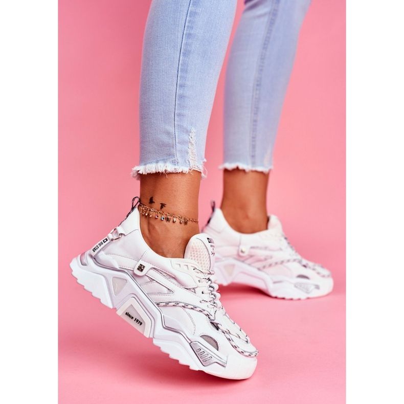 Ženske sportske cipele Big Star by Daniel Lopez White FF274A529 bijela 1