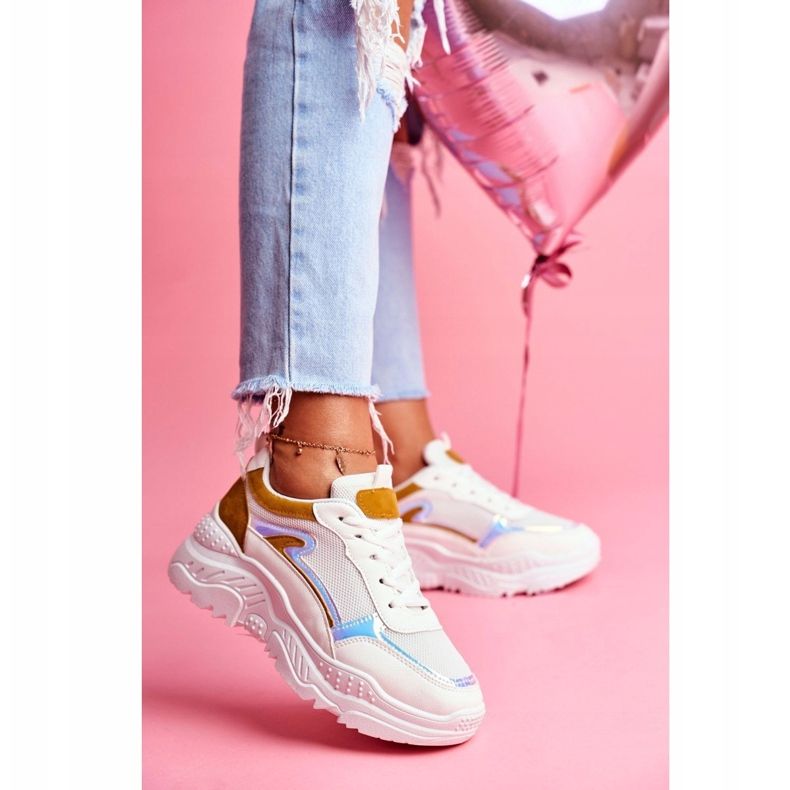 BUGO Ženske sportske cipele Žuta i bijela memorija žuta boja 1