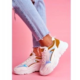 BUGO Ženske sportske cipele Žuta i bijela memorija žuta boja 2