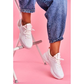 BUGO Ženske sportske cipele ružičaste i bijele boje Fellen bijela ružičasta 1