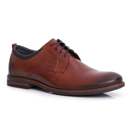 Muške cipele Brogues Casual Nikopol Leather Brown 1726 smeđa 1