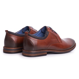 Muške cipele Brogues Casual Nikopol Leather Brown 1726 smeđa 2