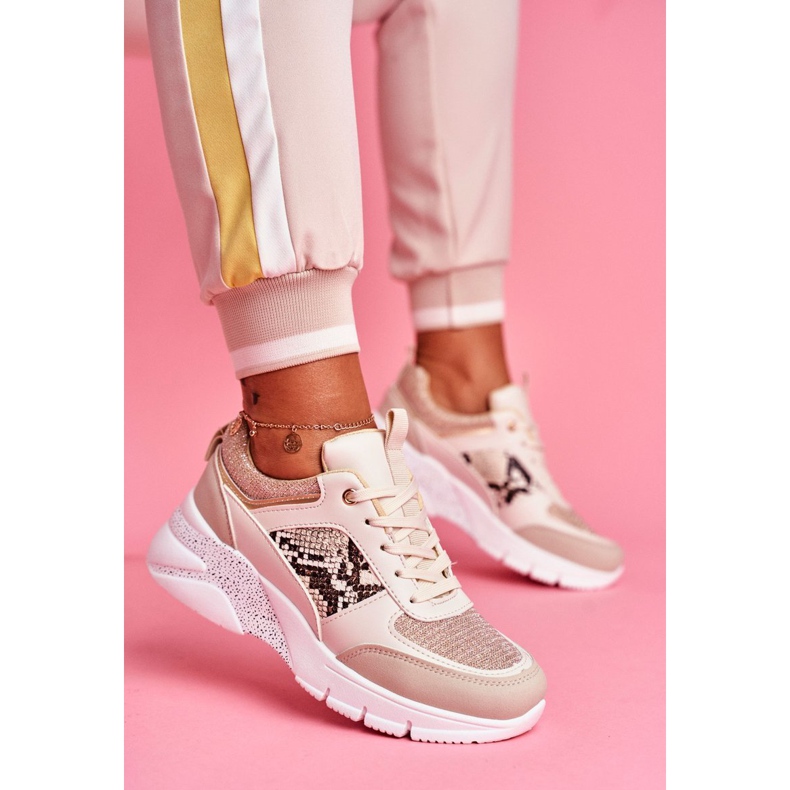 SEA Ženske sportske cipele Glitter Beige Paloma bež 1