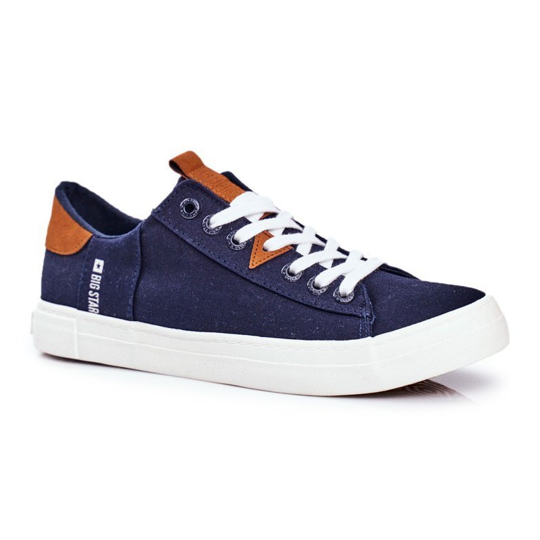 Muške tenisice Big Star Navy Blue FF174313 mornarsko plava 1