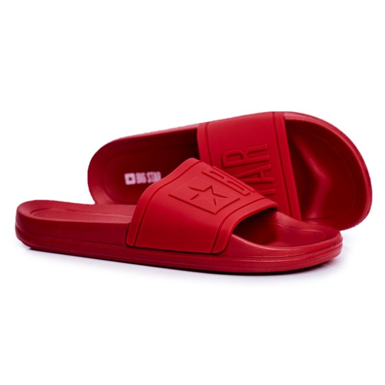 Muške papuče Big Star Rubber Red DD174689 crvena 1