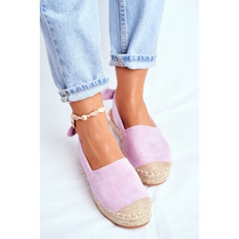 FRJ Ženske espadrile antilop ljubičasta kontura 2