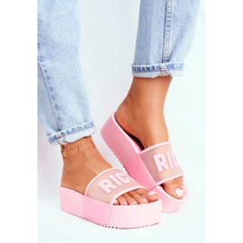 SEA Ženske papuče na platformi Pink Rich ružičasta 2