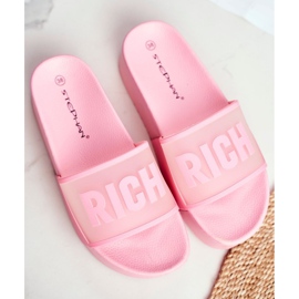 SEA Ženske papuče na platformi Pink Rich ružičasta 1