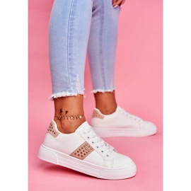 ADY Sportske ženske bijele i bež trake za cipele bijela 2