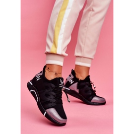 SEA Ženske sportske cipele s patentnim zatvaračem i manžetom Crno sivi terfin siva 1