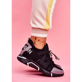 SEA Ženske sportske cipele s patentnim zatvaračem i manžetom Crno sivi terfin siva 2