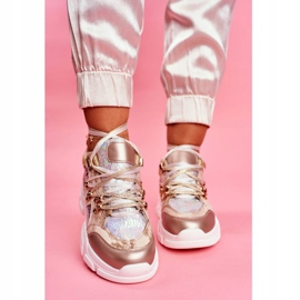 Moow Sportske ženske cipele Tenisice Totalno lude bež srebro raznobojna 2