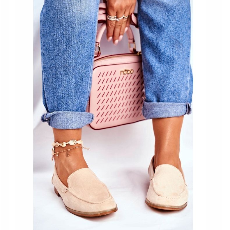 PS1 Ženske hlače klizne na antilop bež Twinky 1