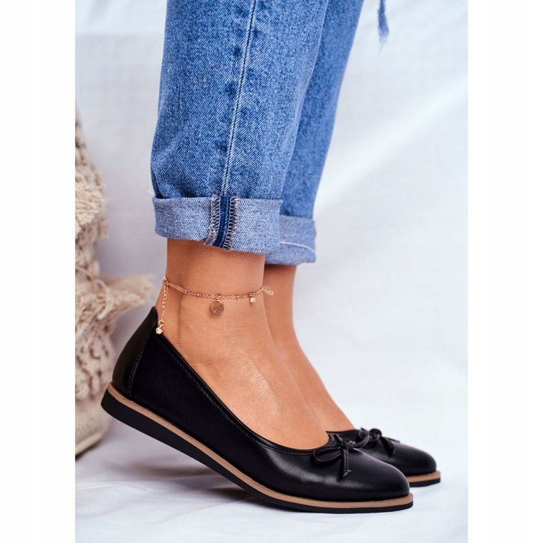 Ženske balerinke Sergio Leone crne BL612 crno 2