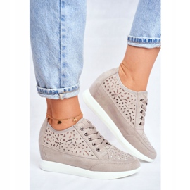 Ženske tenisice Sergio Leone Siva Ažur PB122 1