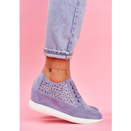 Ženske tenisice Sergio Leone Openwork Blue PB122 plava 1