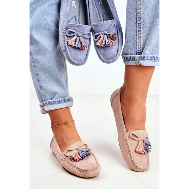 Evento Ženske natikače antilop 20PB35-2003 bež Donna Mia 2