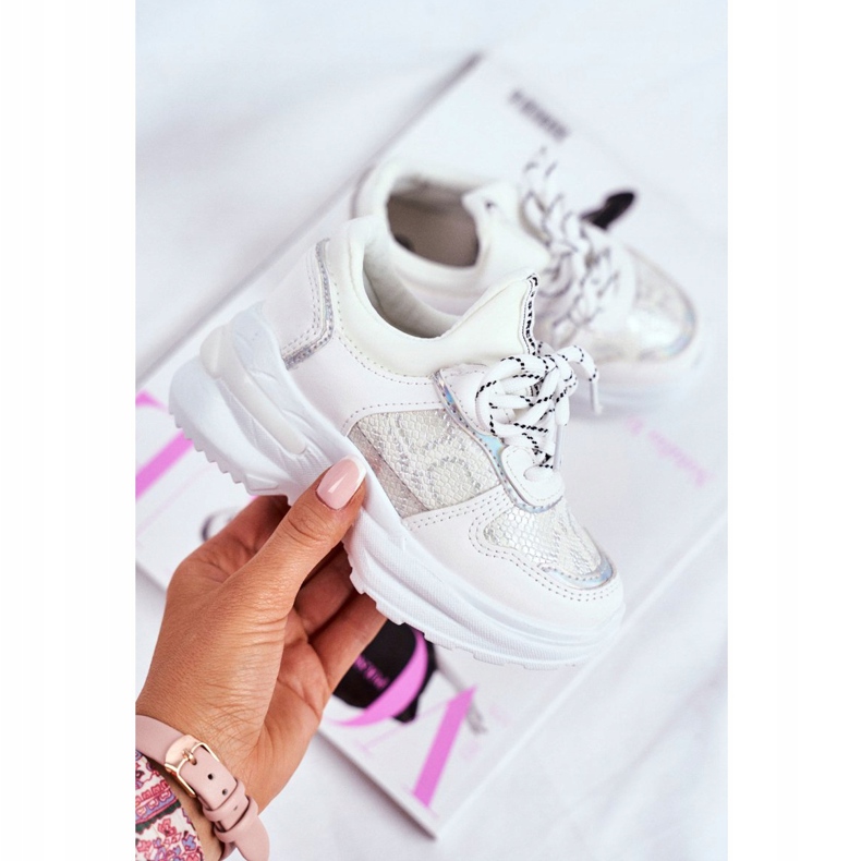 FRROCK Dječje sportske cipele White Snake Matylda bijela 2