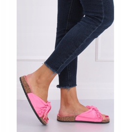 Ženske ružičaste boho papuče CK136P Fushie ružičasta 2