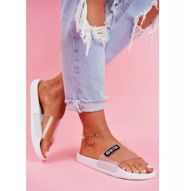 Ženske papuče Big Star prozirne bijele DD274A258 bijela 2