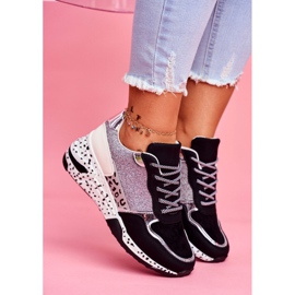 Ženske sportske cipele debele potplate crne Nokien crna 1