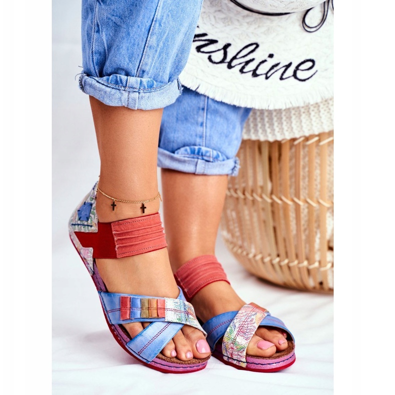 Ženske sandale Maciejka Multicolor 03375 Koža raznobojna 1