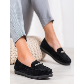 Filippo Kožne mokasine na platformi crna 1