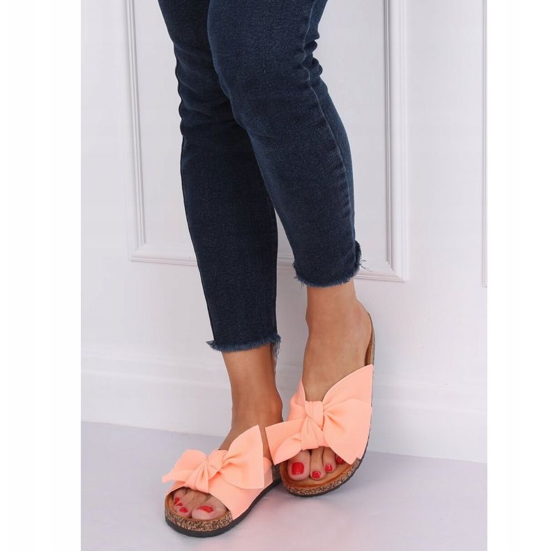 Ružičaste CK108 Ružičaste papuče na potplatu od pluta ružičasta 1