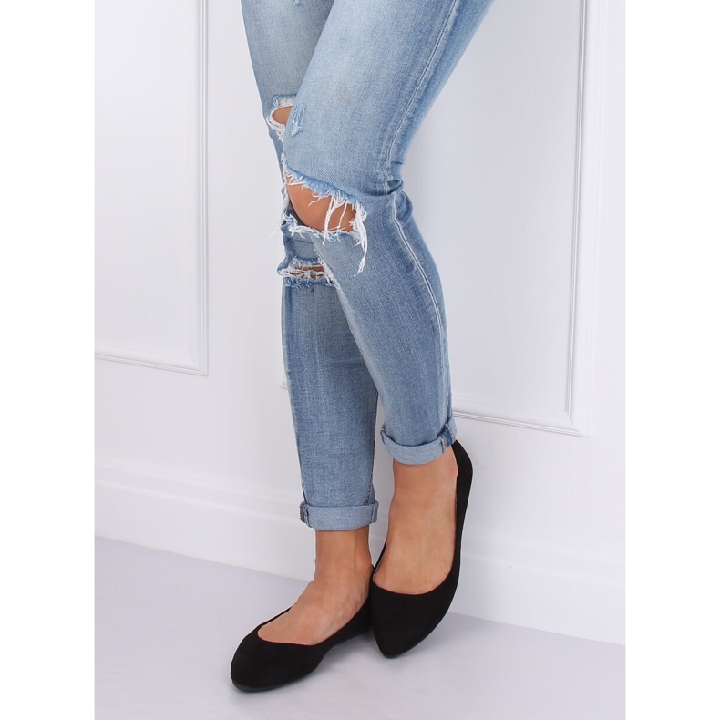 Balerine s bademastim prstima crne CD52P Crna 2