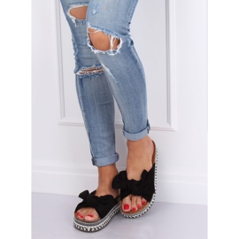 Crne ženske crne papuče LK29P Crne crna 2