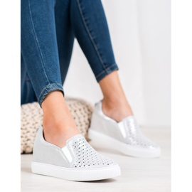 Filippo Kožni sliponi na klinu siva 1