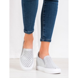 Filippo Kožni sliponi na klinu siva 2