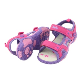 Djevojačke sandale American Club HL17 / 19 ljubičasta 3