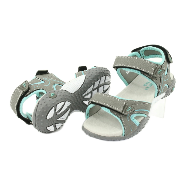 American Club Sport sandale odlična kožna umetak RL26/20 siva 3