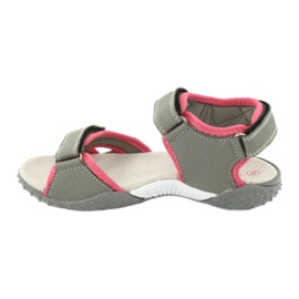 American Club Sandale Sportska koža Umetni RL26/20 Grey/Coral siva 1