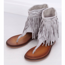 Sivi japanke s gornjim dijelom NS129P Siva 1