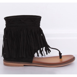 Crne japanke s gornjim dijelom NS129P Crna crno 1