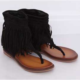 Crne japanke s gornjim dijelom NS129P Crna 2