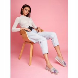 EVE Ženske natikače kožna siva Bebbo 1