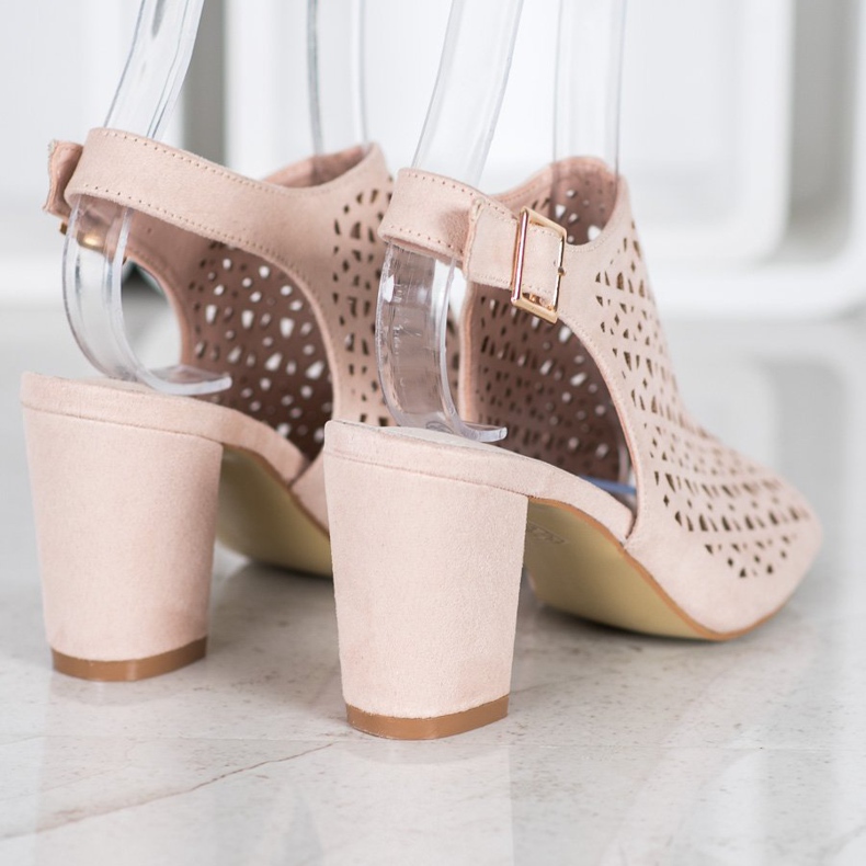 Goodin Ažur sandale sa antilopom smeđa 1