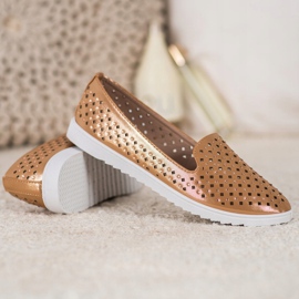 Renda Elegantni Lordovi s kristalima smeđa zlatna 1