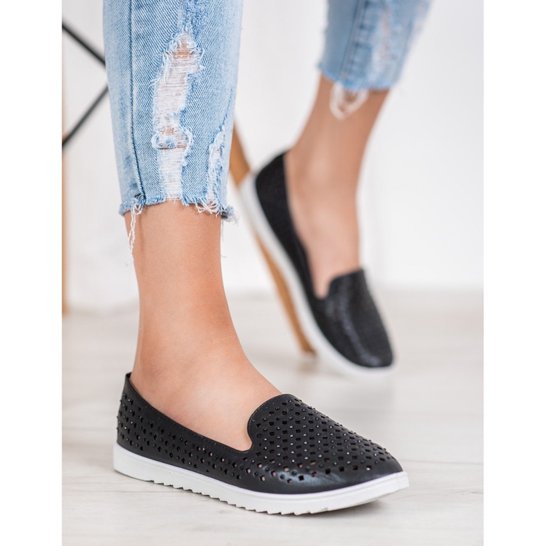 Renda Elegantni Lordovi s kristalima crna 2