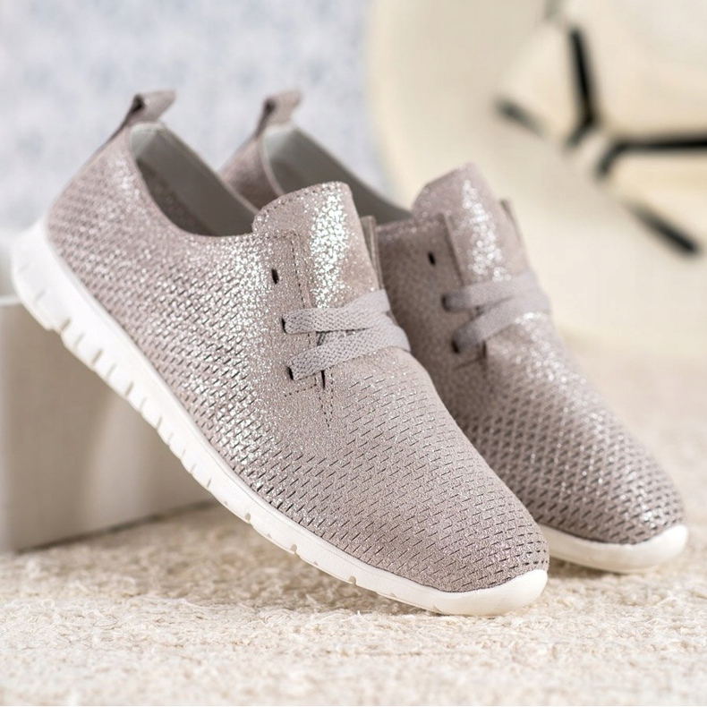 Kožne cipele sa sjajem VINCEZA bež 1