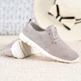 Kožne cipele sa sjajem VINCEZA bež 2