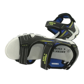 American Club Dječaci sportske sandale Koža umetni RL30/20 crna 4