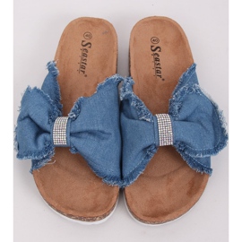 Platnene papuče na plutu BG60P Svijetloplava 1