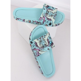 Jednorog plave papuče CK83 L.BLUE plava 2