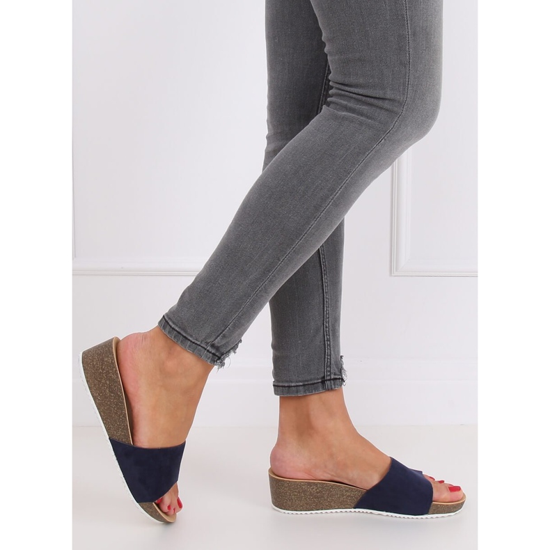 Tamnoplave papuče G186P Navy tamnoplava 2